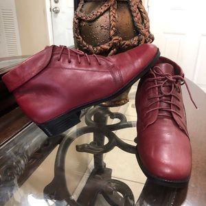 St. John’s bay leather upper boots.